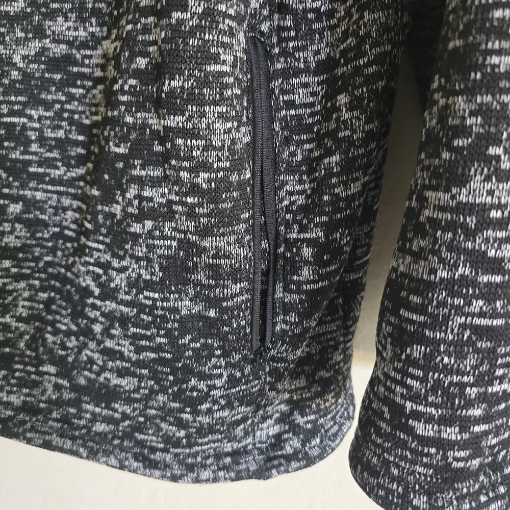 NFL Pittsburgh Steelers Marled Full Zip Hoodie Size XL
